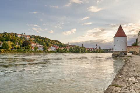 Gemeinde Passau Landkreis Passau Inn Schaiblingsturm (Dirschl Johann) Deutschland PA
